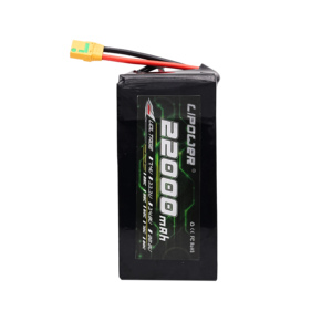 22000mAh 22.2V grande capacità 6S batteria LiPO 25C Burst tasso di scarica per Multirotor FPV Drone Hexacopter e Octocopter - Product Image 2
