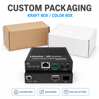 4K60 4:4:4 SDVoE Sıkıştırılmamış Fiber Optik Uzatıcı Sıfır Gecikmeli 4K HDMI - 10G Fiber Uzatıcı, Uzun Mesafe Pro AV Sistemi için