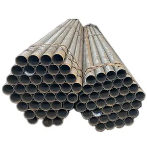 Baixo carbono tubo de acero redondo ms tubo de aço 5.8-12m comprimento fabricante 10 anos