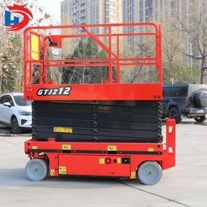 10 मीटर ऑफ-रोड डीजल कैंची लिफ्ट हवाई कार्य मंच निर्माण किराया व्यवसाय मिनी 4 मीटर हल्के कॉम्पैक्ट इनडोर - Product Image 5