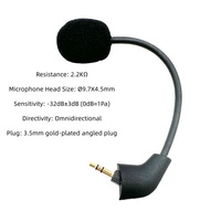 Pengganti Headset Mikrofon Peredam Kebisingan HyperX Cloud 2 II / HyperX Cloud Sliver / Hyper X CloudIII