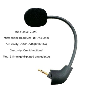 Micro-casque de remplacement à réduction de bruit <span class=keywords><strong>HyperX</strong></span> <span class=keywords><strong>Cloud</strong></span> <span class=keywords><strong>2</strong></span> II / <span class=keywords><strong>HyperX</strong></span> <span class=keywords><strong>Cloud</strong></span> Sliver / Hyper X CloudIII - Product Image 4