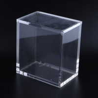 Boîtier de carte gameboy en acrylique transparent personnalisé avec couvercle magnétique