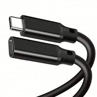 Câble d'extension Type-C 10 Gbps Mâle-Femelle, Câble de Charge USB 3.2 Gen2, Câble de Données PD 100W 5A à Charge Rapide, Projection 4K