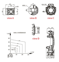 Robot de soudage multi-processus industriel pour soudage à l'arc/MIG et laser, précision CNC, haute vitesse, prix d'usine