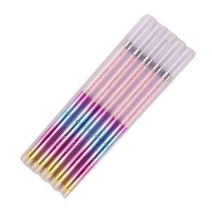 Oem tinh thể màu hồng kim cương kolinsky Acrylic Nail Brush 100% kolinsky Acrylic Nail Brush cho móng tay Acrylic đặt hàng tối thiểu - Product Image 6