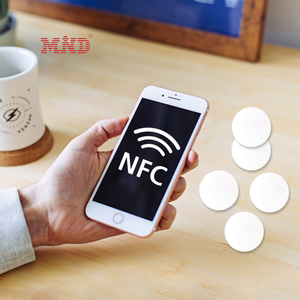 Etiqueta NFC Pasiva de 13.56mhz, Chip NTAG 213, NTAG 215, NTAG 216, Etiqueta Adhesiva Inteligente Pequeña Tipo Moneda - Product Image 4