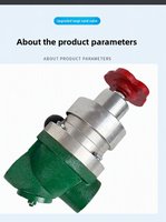Nouveau modèle – Accessoire de réservoir pour machine de sablage de chantier naval – Vanne de régulation/manipulation pneumatique manuelle du flux abrasif