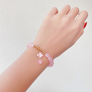Pulseras <span class=keywords><strong>de</strong></span> Cuentas <span class=keywords><strong>de</strong></span> Cristal para Niños, Pulseras <span class=keywords><strong>de</strong></span> Amistad para Niñas, Joyería Infantil con Forma <span class=keywords><strong>de</strong></span> Fruta y Corazón, Accesorios al por Mayor - Product Image 6