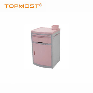 Topmost Hospital Bedside <b>Cabinet</b> Sky Blue Plastic Durable <b>Storage</b> Unit For Bedroom Use - Product Image 2