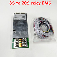 Solution de relais Ant BMS Smart Bluetooth 21S à 30S 8S - 20S Carte de protection de batterie au lithium 400A 500A 48V 72V 96V 126V avec équilibrage