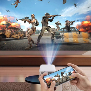 Projecteur intelligent N8 Android 11.0, double WiFi, mise en miroir sans fil, <span class=keywords><strong>Airplay</strong></span>, Miracast, 720P natif, projecteur vidéo 4K pour téléphone - Product Image 6