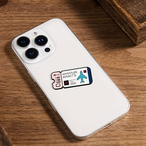Pegatinas <span class=keywords><strong>de</strong></span> billetes <span class=keywords><strong>de</strong></span> <span class=keywords><strong>avión</strong></span>, insignias <span class=keywords><strong>de</strong></span> esmalte con temática <span class=keywords><strong>de</strong></span> viajes, regalos <span class=keywords><strong>de</strong></span> viaje que se pueden pegar en mochilas y fundas <span class=keywords><strong>de</strong></span> teléfono, logotipo gratuito - Product Image 3