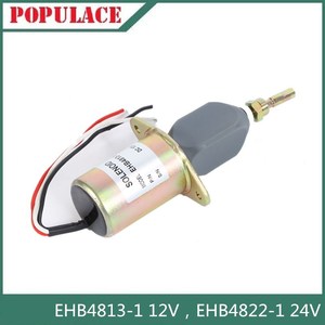 Válvula solenoide de corte de combustible diésel EHB4813-1 12V 24V para reemplazo de interruptor de apagado de motor - Product Image 2