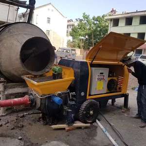 Bomba De Coluna De Construção De Fornecimento De Fábrica Bomba De Concreto De Reboque Portátil Pequeno - Product Image 6