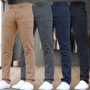 Hot Sale Men's Casual Smart Corduroy <b>Trousers</b> Multi-Color Zipper Fly Stretch <b>Waterproof</b> Manufacturer Supplier - Product Image 3