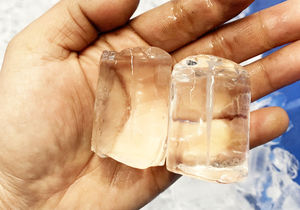 Hine de fabrication de glace de tube industriel refroidi par air de 1 tonne de programme de Siemens de compresseur NES-1TT Copeland - Product Image 4