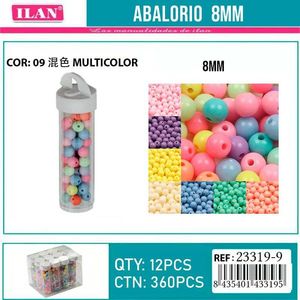 Perline Multicolore Ilan Abalorio 8mm per Artigianato e Creazione di Gioielli - Product Image 2