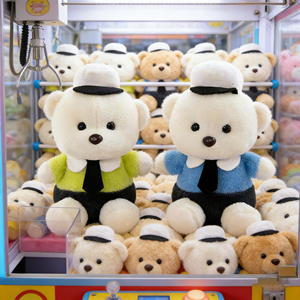 Nuovo Arrivo: Orsacchiotto <span class=keywords><strong>Marinaio</strong></span> di Peluche da 8 Pollici con Maglietta Verde-Blu e Cappello, Ideale per Regali di Compleanno per Bambini - Product Image 1