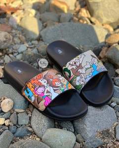 Sandales tressées pour hommes, claquettes féminines de haute qualité, respirantes, été 2020 - Product Image 3