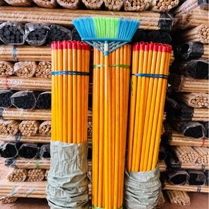 Tête de balai PET moderne en gros avec poils souples en PVC PP Balai de nettoyage ménager avec poteau en bois - Product Image 2