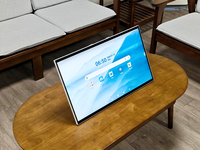 TV Portabel Pintar Nirkabel Layar Sentuh Interaktif LCD 27 FHD 8+128G Android 14 Grosir dengan Stand yang Dapat Dipindahkan