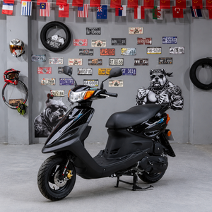 Scooter à essence Yamaha JOG YM125T-3 100cc d'<span class=keywords><strong>occasion</strong></span>, 4 temps, moteur économe en carburant, moto à grande vitesse 100 km/h, cyclomoteur unisexe pour les trajets quotidiens - Product Image 1