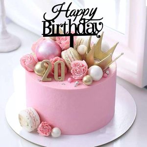 Happy Birthday Easter Acrylic Cake Toppers Home Decor Reusable Eco-Friendly Baking Supplies - Product Image 6