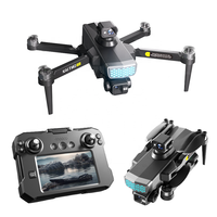 KAITWO Drone Télécommandé HD à Longue Autonomie avec GPS, Évitement d'Obstacles sur Trois Axes, Double Caméra, Image à 1 km