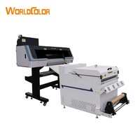 Worldcolor 60cm Honson Board double tête I3200-A1 imprimante DTF prix bon marché PET Film T-shirt Machine d'impression
