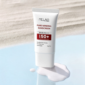 Protezione Solare Minerale Pura a Lunga Durata Resistente all'Acqua <span class=keywords><strong>SPF50</strong></span>+ PA++++ con Ampia Copertura UVA UVB per Esterni - Product Image 1