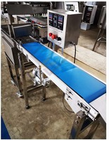 Machine à enrober le chocolat automatique efficace, petite ligne d'enrobage au chocolat avec tunnel de refroidissement, machine à enrober le chocolat