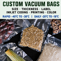 Sacs sous vide pour viande, résistants aux perforations, adaptés au congélateur, durables, gaufrés, transparents, hermétiques, robustes, en rouleau