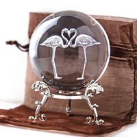 JY Crystal Crafts Manufacture, vente en gros de boules de verre de styles multiples, cadeau personnalisé, boule de verre en cristal K9 gravée au laser 3D