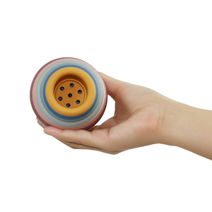 Paisen Silicone bé Toddler xếp chồng ly đồ chơi 7 cái Bộ chồng lên <span class=keywords><strong>Cup</strong></span> đồ chơi Montessori giáo dục tắm đồ chơi - Product Image 2