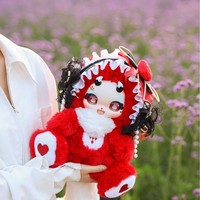 Poupée en peluche personnalisable sur le thème de La Reine des Neiges, échelle 1/6, avec oreilles de bête, pour figurine de la marque Martian, boîte mystère (couleur personnalisée)