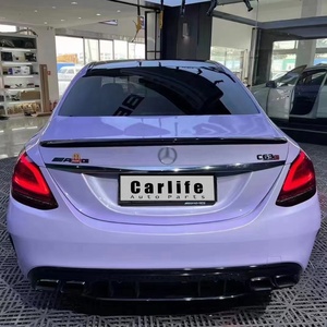 Accesorios de coche para <span class=keywords><strong>Mercedes</strong></span>-<span class=keywords><strong>Benz</strong></span> <span class=keywords><strong>Clase</strong></span> <span class=keywords><strong>C</strong></span> W205 2015, 2016, 2017, 2018, 2019, <span class=keywords><strong>2020</strong></span>, 2021 actualización C63 modelo - Product Image 5