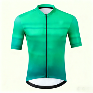 Vêtements de cyclisme unisexes haut de gamme personnalisables, multicolores, respirants, anti-humidité, légers, à manches courtes, pour la course - Product Image 4