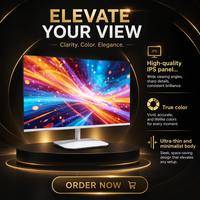Moniteur de jeu OEM 27 pouces IPS 144Hz Full HD 1920x1080 1ms MPRT, écran ultra-fin sans cadre avec protection oculaire pour PC de bureau