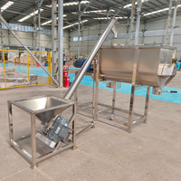 Mélangeur détergent industriel pour savon lait en poudre aliments mélangeurs à ruban horizontaux équipement de mélange machine