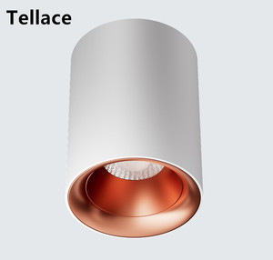 Tellace Chất lượng cao độ sáng trắng đen nhà khách sạn Văn phòng Die Cast nhôm bề mặt gắn trần 30 wát <span class=keywords><strong>LED</strong></span> tại chỗ xuống ánh sáng - Product Image 5