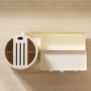 Organizador Giratorio de <span class=keywords><strong>Cocina</strong></span> para Palillos, Cuchillos, Especias y Utensilios, con Soporte para Botellas y Cucharas, para Encimera o Cajón - Product Image 4