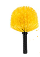 Brosse à tête Cobweb Duster-Brosse à toile d'araignée torsadée pour le nettoyage de la toile en extérieur et en intérieur
