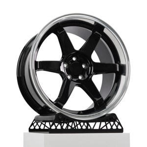 ล้อแม็<span class=keywords><strong>ก</strong></span>ซ์ TE37 สีดำ<span class=keywords><strong>ขอบ</strong></span>ขัดเงา ขนาด <span class=keywords><strong>17</strong></span> 18 19 20 21 22 24 นิ้ว น้ำหนั<span class=keywords><strong>ก</strong></span>เบา สำหรับ<span class=keywords><strong>รถ</strong></span>ยนต์ 5 รู 120  6 <span class=keywords><strong>ก</strong></span>้าน สำหรับ<span class=keywords><strong>รถ</strong></span>แข่งโตโยต้า - Product Image 3