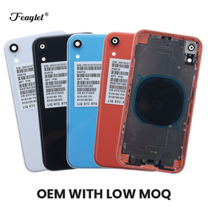 Coque arrière de remplacement de téléphone portable, vente en gros, coque arrière en verre d'origine, boîtier de remplacement pour <span class=keywords><strong>iPhone</strong></span> <span class=keywords><strong>8</strong></span> <span class=keywords><strong>8</strong></span> Plus XR - Product Image 2