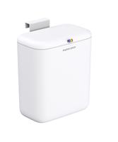 Poubelle de cuisine murale JOYBOS blanche 12,5 L avec couvercle et roulettes – Prix abordable