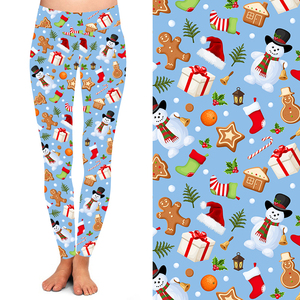 2025 nuovi pantaloni da Yoga colorati Leggings con stampa natalizia a vita alta morbidi e sottili per la corsa Yoga da donna da ragazza <span class=keywords><strong>Leggins</strong></span> personalizzati - Product Image 2