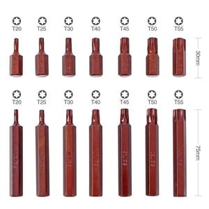Juego de Llaves Torx de 15 Piezas Hi-Spec Tools, 1/2 Pulgada, Cromadas, para Reparación Automotriz - Product Image 2