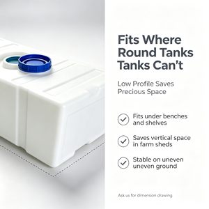 Tanque <span class=keywords><strong>de</strong></span> Almacenamiento <span class=keywords><strong>de</strong></span> <span class=keywords><strong>Agua</strong></span> <span class=keywords><strong>de</strong></span> Plástico Rectangular Horizontal <span class=keywords><strong>de</strong></span> 90L con Válvula, 1 Año <span class=keywords><strong>de</strong></span> Garantía, para Riego Agrícola, Venta al Por Mayor - Product Image 2