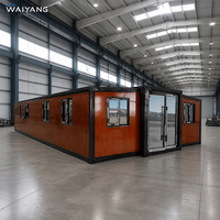 Maison mobile préfabriquée pliable prête à être expédiée, prix de la maison conteneur pliable à vendre